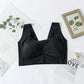 Wireless Simple Seamless Tank Top Lace Mulberry Silk Bras [SKBR0002]