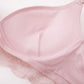 Wireless Sexy Gathered 3/4 Cup Lace Mulberry Silk Bras [SKBR0021]