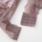 Wireless Sexy Gathered 3/4 Cup Lace Mulberry Silk Bras [SKBR0007]