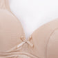 Wireless Simple Plus Size Breathable 3/4 Cup Mulberry Silk Bras [SKBR0027]