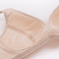 Wireless Simple Plus Size Breathable 3/4 Cup Mulberry Silk Bras [SKBR0027]
