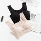 Wireless Simple Seamless Anti Emptied Tank Top Mulberry Silk Bras [SKBR0048]