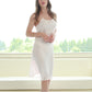 19Momme Pure Mulberry Silk Sexy Maxi Lace Sleepshirt [SKSH0033]