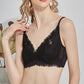 Wireless Sexy Minimizer 3/4 Cup Lace Mulberry Silk Bras [SKBR0047]