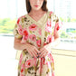 16Momme Pure Mulberry Silk Sweet Mini Printing Sleepshirt [SKSH0035]
