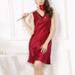 16Momme Pure Mulberry Silk Sexy Above Knee Sleepshirt [SKSH0042]