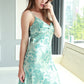 19Momme Pure Mulberry Silk Sexy Mini Printing Sleepshirt [SKSH0019]