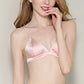 Wireless Romantic Seamless Triangle Mulberry Silk Bras [SKBR0060]