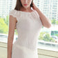16Momme Pure Mulberry Silk Elegant Mini Sleepshirt [SKSH0026]