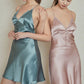 19Momme Pure Mulberry Silk Sexy Mini Backless Sleepshirt [SKSH0011]