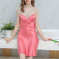 16Momme Pure Mulberry Silk Sexy Above Knee Lace Sleepshirt [SKSH0002]