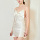 16Momme Pure Mulberry Silk Sexy Mini Backless Sleepshirt [SKSH0010]