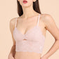 Wireless Sexy Sport Anti Emptied Tank Top Lace Mulberry Silk Bras [SKBR0034]