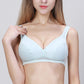 Wireless Simple Plus Size Breathable 3/4 Cup Mulberry Silk Bras [SKBR0027]