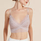Wireless Sexy Breathable Triangle Lace Mulberry Silk Bras [SKBR0004]