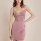 16Momme Pure Mulberry Silk Sexy Mini Lace Sleepshirt [SKSH0013]