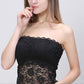 Wireless Sexy Minimizer Comfortable Tube Top Lace Mulberry Silk Bras [SKBR0032]