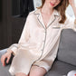 16Momme Pure Mulberry Silk Sweet Mini Button Sleepshirt [SKSH0051]
