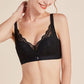 Wireless Sexy Gathered 3/4 Cup Lace Mulberry Silk Bras [SKBR0009]