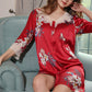16Momme Pure Mulberry Silk Sweet Mini Printing Sleepshirt [SKSH0055]