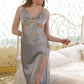 19Momme Pure Mulberry Silk Sexy Maxi Lace Sleepshirt [SKSH0021]