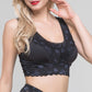 Wireless Sexy Plus Size,Anti Emptied Tank Top Lace Mulberry Silk Bras [SKBR0016]