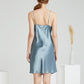 19Momme Pure Mulberry Silk Sexy Mini Ruched Sleepshirt [SKSH0009]