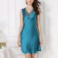 16Momme Pure Mulberry Silk Sexy Above Knee Sleepshirt [SKSH0042]