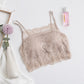 Wireless Elegant Anti Emptied Tank Top Lace Mulberry Silk Bras [SKBR0049]