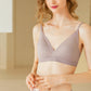 Wireless Romantic Seamless Triangle Mulberry Silk Bras [SKBR0068]