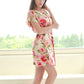 16Momme Pure Mulberry Silk Sweet Mini Printing Sleepshirt [SKSH0035]