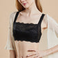 Wireless Elegant Anti Emptied Tube Top Lace Mulberry Silk Bras [SKBR0022]