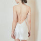 16Momme Pure Mulberry Silk Sexy Mini Backless Sleepshirt [SKSH0010]