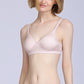 Wireless Simple Gathered 3/4 Cup Mulberry Silk Bras [SKBR0075]