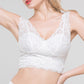Wireless Elegant Minimizer Tank Top Lace Mulberry Silk Bras [SKBR0026]