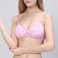 Wireless Sexy Gathered Seamless 1/2 Cup Mulberry Silk Bras [SKBR0039]