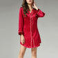 16Momme Pure Mulberry Silk Sexy Mini Button Sleepshirt [SKSH0041]