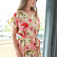 16Momme Pure Mulberry Silk Sweet Mini Printing Sleepshirt [SKSH0035]