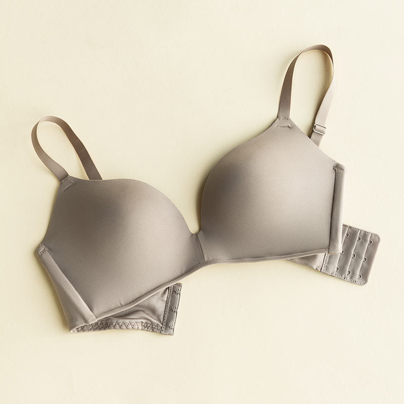Wireless Sexy Seamless 3/4 Cup Mulberry Silk Bras [SKBR0055]
