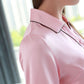 19Momme Pure Mulberry Silk Short Sleeves Notch Collar Pajamas Set [SKPA0021]
