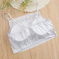 Wireless Simple Anti Emptied Tube Top Lace Mulberry Silk Bras [SKBR0072]