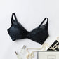 Wireless Sexy Gathered 1/2 Cup Lace Mulberry Silk Bras [SKBR0058]