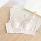 Wireless Sexy Minimizer Tube Top Lace Mulberry Silk Bras [SKBR0069]