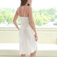 19Momme Pure Mulberry Silk Sexy Maxi Lace Sleepshirt [SKSH0033]
