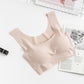Wireless Simple Seamless Anti Emptied Tank Top Mulberry Silk Bras [SKBR0048]