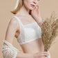 Wireless Elegant Anti Emptied Tube Top Lace Mulberry Silk Bras [SKBR0022]