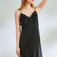 16Momme Pure Mulberry Silk Sexy Maxi Lace Sleepshirt [SKSH0004]