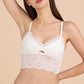 Wireless Sexy Sport Anti Emptied Tank Top Lace Mulberry Silk Bras [SKBR0034]