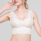 Wireless Elegant Minimizer Tank Top Lace Mulberry Silk Bras [SKBR0026]