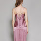 19Momme Pure Mulberry Silk Strap V Collar Pajamas Set [SKPA0048]